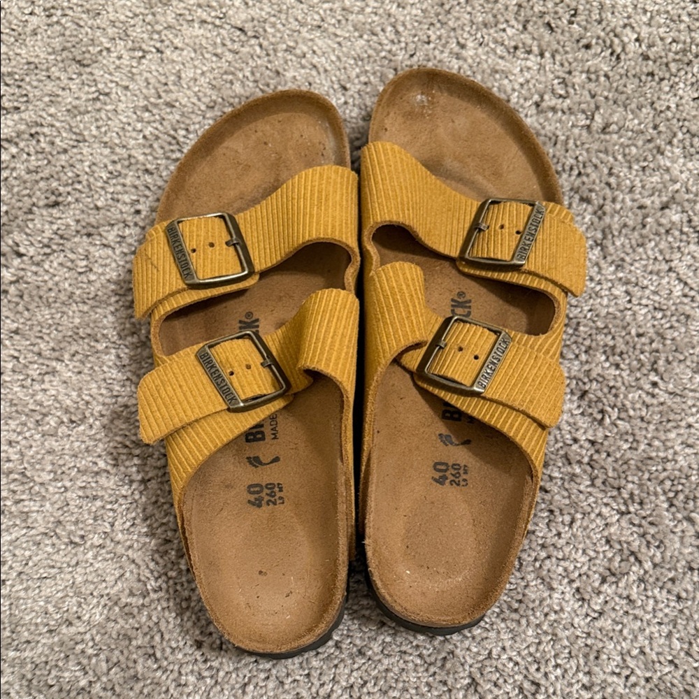 Birkenstock Women's Sandals - Mustard Yellow